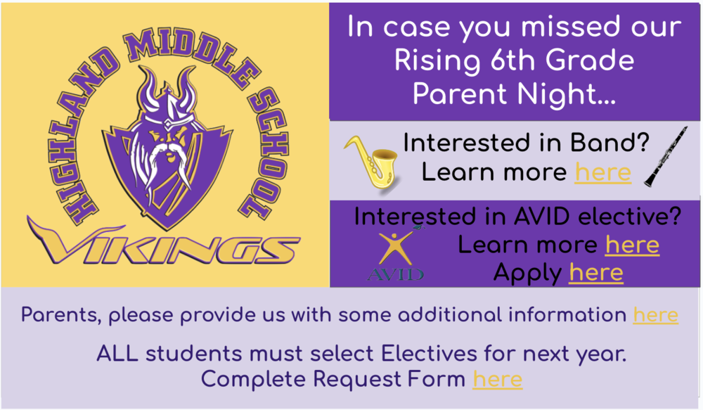 Rising 6th Grade Information Johnsonville Elementary School