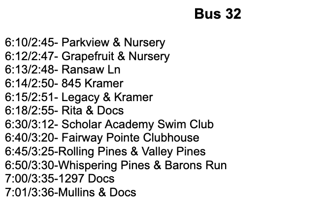 Bus 32