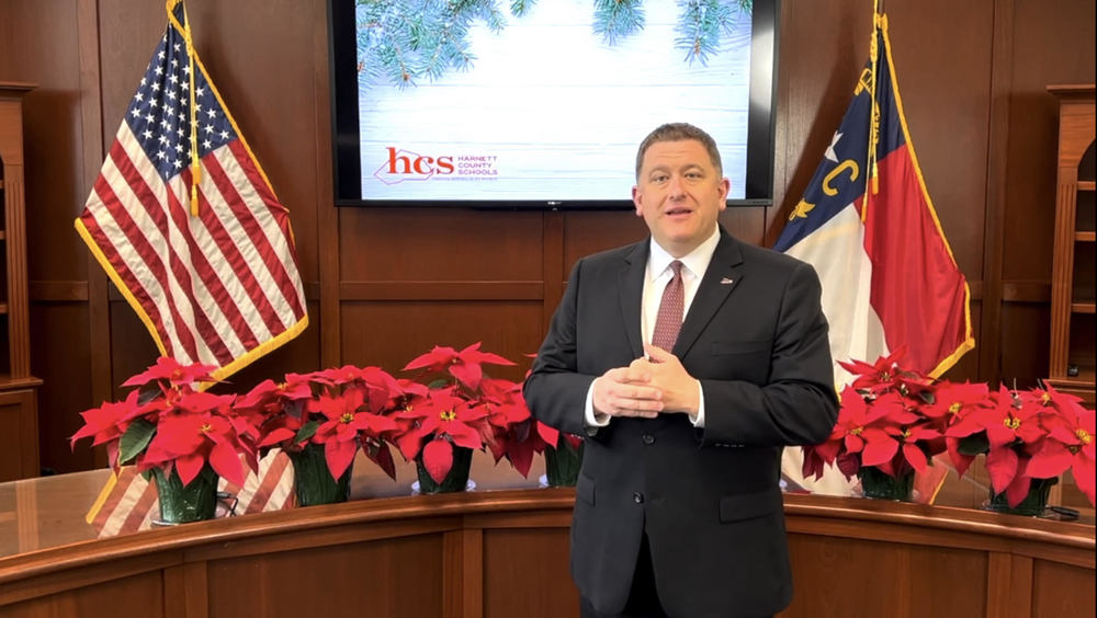 Holiday message from Harnett County Schools Superintendent, Dr. Aaron L. Fleming